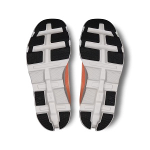 On Cloudmonster 2 - pantofi alergare pentru femei - Alb portocaliu Undyed | Flame - Img 3