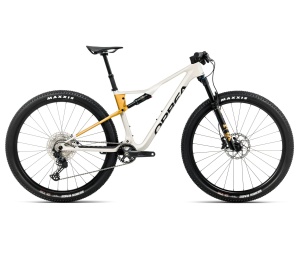 Orbea OIZ M30 (2026) - bicicletă MTB XC full suspension - Ivory White (Gloss) | Bumblebee Yellow (Matt)