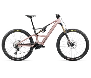 Orbea RISE LT M10 420W Desert Rose - Carbon Raw - bicicletă electrică eMTB Trail