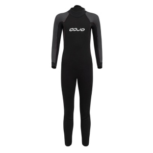 Orca - costum neopren ape deschise pentru copii vizibilitate sporita OpenWater Vitalis Hi Vis Squad junior wetsuit - black orange - Img 3