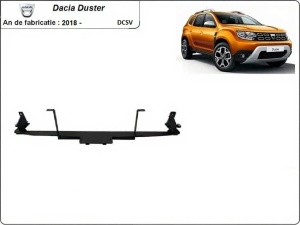 Pachet troliu Dacia Duster 2 (2018-2024): troliu electric EMD Winch 8500 lbs cablu sintetic și suport troliu dedicat - Img 3