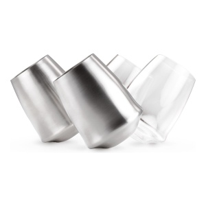 Pahar GSI Glacier Stainless Stemless Wine Glass Grey - Img 3