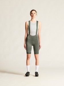 Pantaloni ciclism cu bretele Craft Endur Cargo Bib Shorts C3 damă - verzi