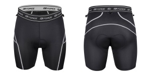 Pantaloni Force Blade MTB cu sub-pantaloni cu bazon Negru - Img 3