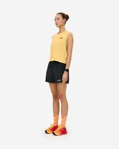 Pantaloni scurți alergare CEP Core Run Loose Fit femei - negru | largi, rezistenți vânt - Img 8