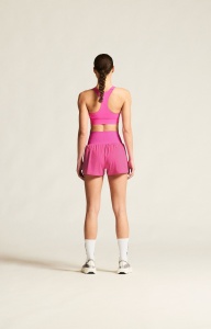 Pantaloni scurți alergare Craft Hypervent Wide Shorts damă - roz - Img 4