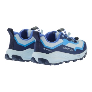 Pantofi Drumetie Baieti Lowa Trailux Gtx Lo Jr Blue - Img 3