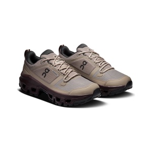 Pantofi Drumetie Femei On Cloudrock Low Waterproof Grey - Img 5