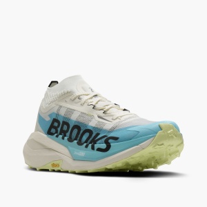 Pantofi trail Brooks Cascadia Elite - alb | placă carbon - Img 2