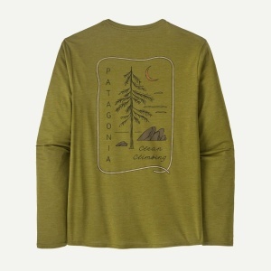 Patagonia - bluza - M Capilene Cool Daily Graphic Lands - Verde