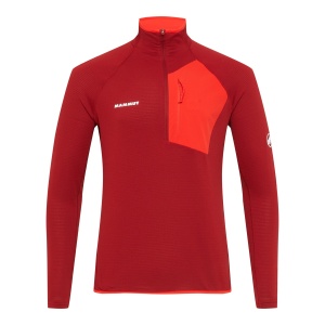 Polar Barbati Mammut Aenergy Light Ml Half Zip Pull Dark Mammut Red-Mammut Red