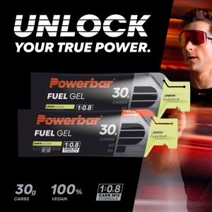 Powerbar - gel energizant Fuel 30, aroma lamaie si cafeina - 50ml - Img 5