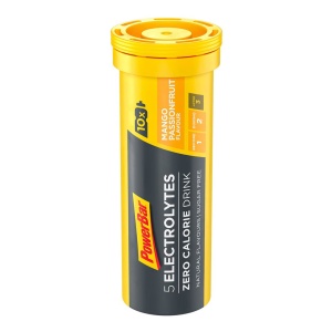 Powerbar - pastile efervescente hidratare si mineralizare 5 Electrolytes, aroma mango fructul pasiunii - cutie 10x 4.2g