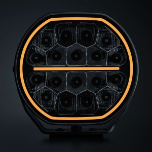 Proiector LED faza lunga universal Big Energy 2.0 9 inch, 12900 lumeni, pozitie alb/amber, Strands - Img 2