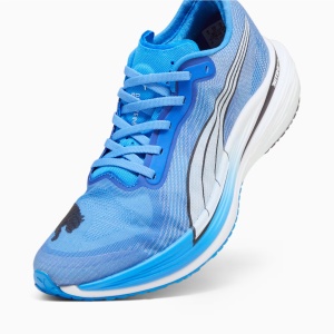 Puma - pantofi alergare pentru barbati Deviate Nitro Elite 2 - roz portocaliu orhidee albastru ultra alb - Img 4