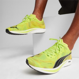 Puma - pantofi alergare pentru barbati Liberate NITRO 2 - Psychedelic Rush - verde fluo Lime Pow negru potocaliu - Img 7