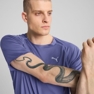 Puma - tricou tehnic - Run Cloudspun Tee - Blue Crystal - Img 4