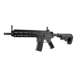Pusca airsoft cu bile de plastic Heckler & Koch HK416 CQB, electric, BB 6 mm, 0.5 jouli