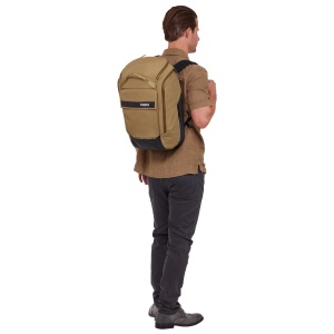 Rucsac urban hibrid pentru bicicleta, cu compartiment laptop, Thule, Paramount, 26L, Tan Beige - Img 9