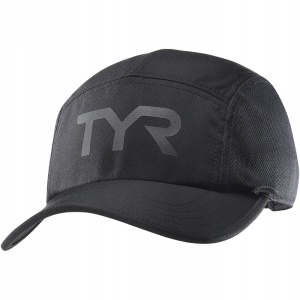 Șapcă alergare TYR Pace Running Cap - gri/negru | respirabilă