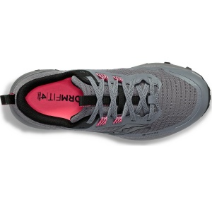 Saucony - pantofi alergare pentru femei Peregrine 13 GTX - gri Gravel negru - Img 2