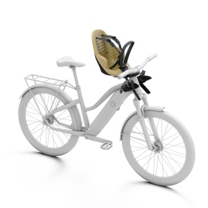 Scaun pentru copii, cu montare pe bicicleta in fata - Thule Yepp 2 Mini Front mounted, Fennel Tan - Img 4