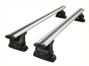 Set bare transversale compatibil cu închideri de benă cu șine T-Slot, 150 cm, gri, încărcare maximă 75 kg/bară S-Dizayn