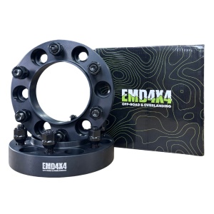Set flanse distantiere 30mm, 6x139.7, M12x1.5, CB106.1, Toyota Hilux 1997-2025 (cu inel de centrare) Emd4x4 - Img 2