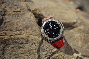 Smartwatch sport cu GPS si ecran AMOLED - Amazfit T-Rex - lava - Img 13
