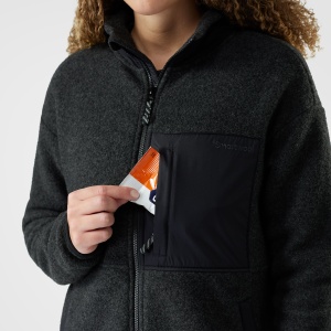 Smartwool - geaca - Second Cut Fleece Jacket W - Green Tea - L - Img 3