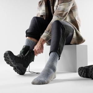 Smartwool - sosete merino - Mountaineer Classic Edition Second Cut Crew Socks - Alpine Blue - L (42-45) - Img 2