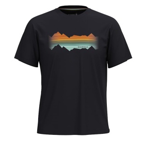 Smartwool - tricou merino - Mountain Horizon Short Sleeve Graphic Tee - Negru - Img 2