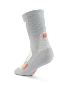 Șosete compresie alergare CEP Pro Run Ultralight Mid Cut - gri | ultraușoare - Img 2