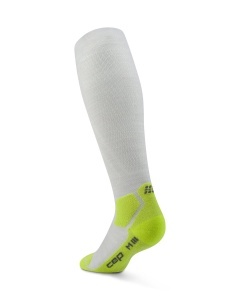 Șosete compresie înalte CEP Hiking Light Cushion - gri | acid lime | drumeții - Img 2