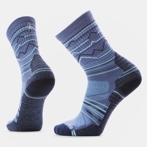 Șosete trekking Smartwool Hike Mountain Range Crew Light Cushion bărbați - albastru închis