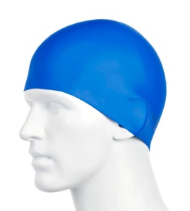 Speedo - casca inot silicon - Plain Moulded - Albastru neon - Img 3