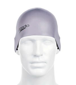 Speedo - casca inot silicon - Plain Moulded - Gri - Img 2