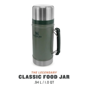 Stanley - termos pentru mancare cu maner The Legendary Classic Food Jar - verde Hammertone - 940 ml - Img 4