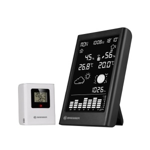 Statie meteo Bresser MeteoTemp TBV, termometru, higrometru, barometru, alarma