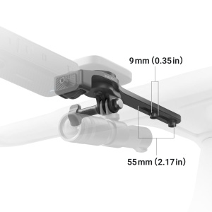 Suport cameră bicicletă Insta360 Bike Computer Mount | aluminiu - pentru ghidoane integrate tip cockpit - Img 5