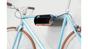 Suport de Perete Bicicleta CONTEC Bikeart Tube - Black/Walnut - Img 4