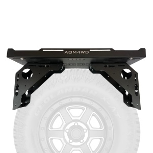 Suport multifuncțional pentru accesorii pe roată de rezervă, Negru, AQM4WD