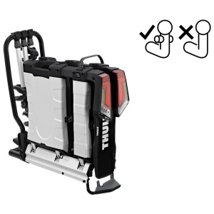 Suport pentru 3 biciclete, Thule EasyFold XTF 3, cu prindere pe carligul de remorcare (13pini) - Img 2