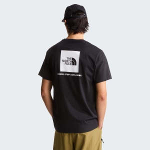 The North Face - tricou - Evolution Box NSE Regular Tee - Black | White - L - Img 2