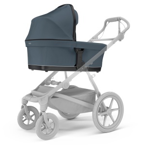 Thule Bassinet - Landou copii 0-6 luni, Dark Slate - Img 4