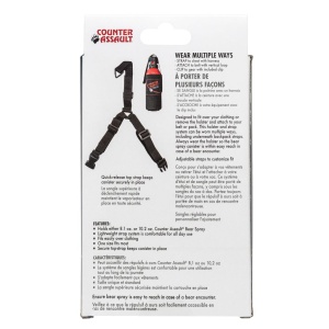 Toc spray anti-urs Counter Assault cu prindere la piept - Img 2