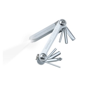 Topeak - set chei bicicleta Lumitool 7 multitool cu LED, 7 functii - argintiu - Img 2