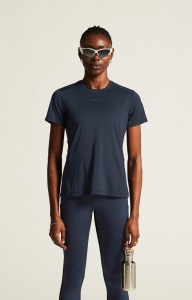 Tricou alergare Craft ADV Essence SS Tee 2 - albastru | poliester reciclat - Img 4