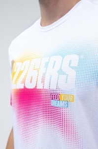Tricou alergare Gobik Flash Hydrazero bărbați - alb multicolor - Img 7