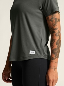 Tricou antrenament Craft Collective SS Tee - gri | poliester reciclat - Img 4
